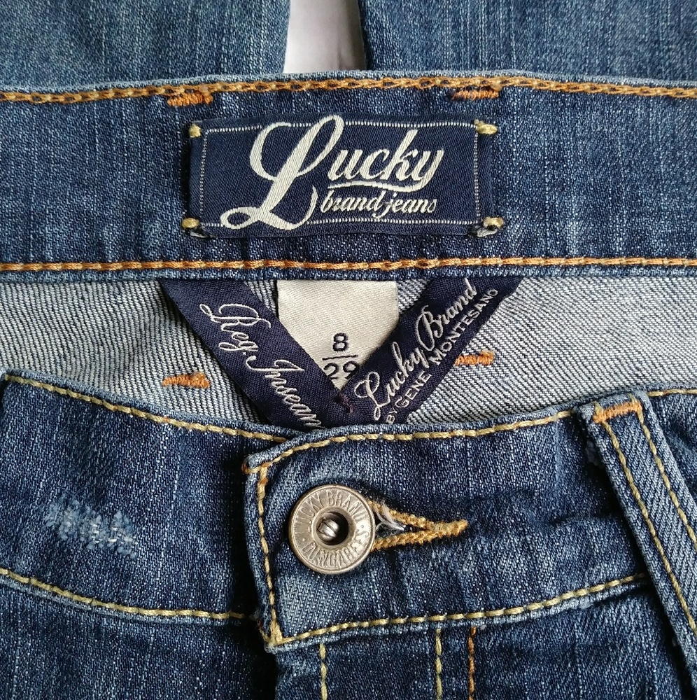 🍀Lucky Brand by G. Montesano Maggie Bell Jeans 8 - Picture 5 of 8